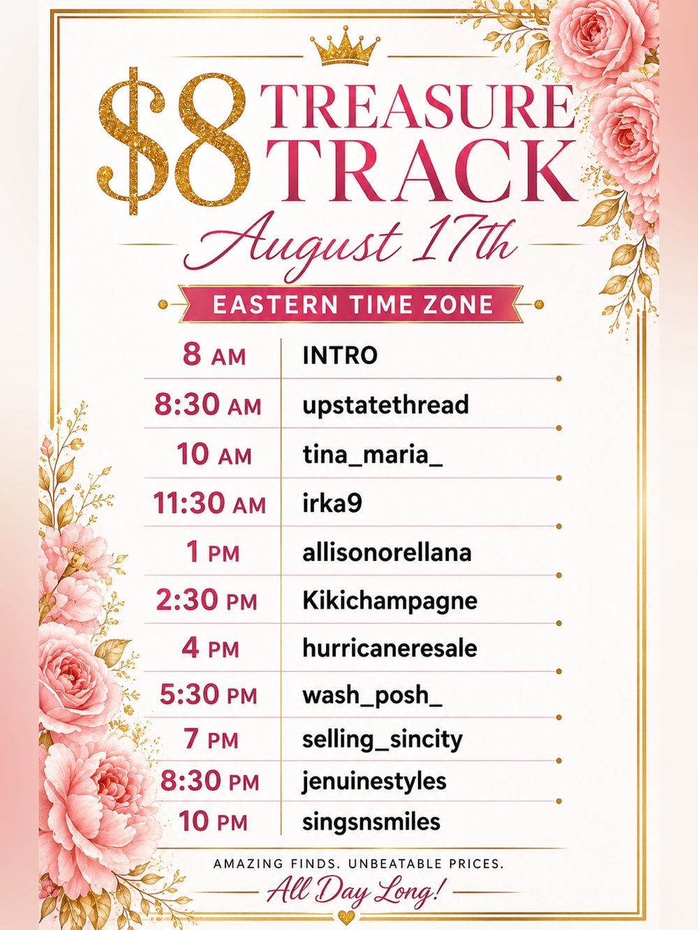 Treasure Track Train 8/17 notification - Picture 2 of 2